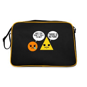 Professeur de mathématiques Mathématiques - Sac Retro - noir/or - Dos