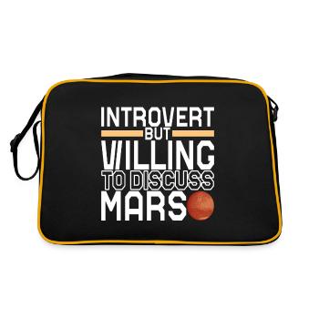 Planète Mars - Sac Retro - noir/or - Dos