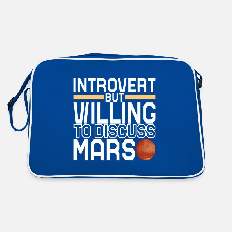 Mars Planet Retro Tasche
