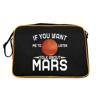 Planète Mars - Sac Retro - noir/or - Dos