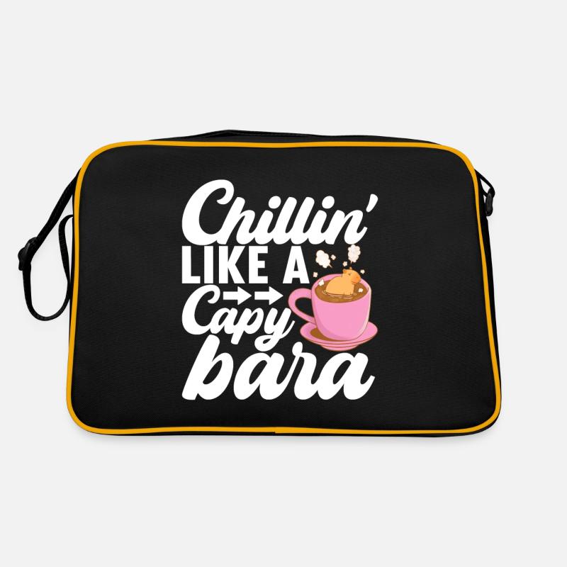 Capybara Wasserschwein Retro Tasche