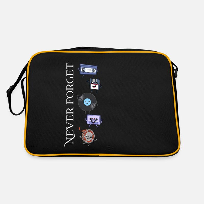 Record and Friends - Never Forget Retro Bag