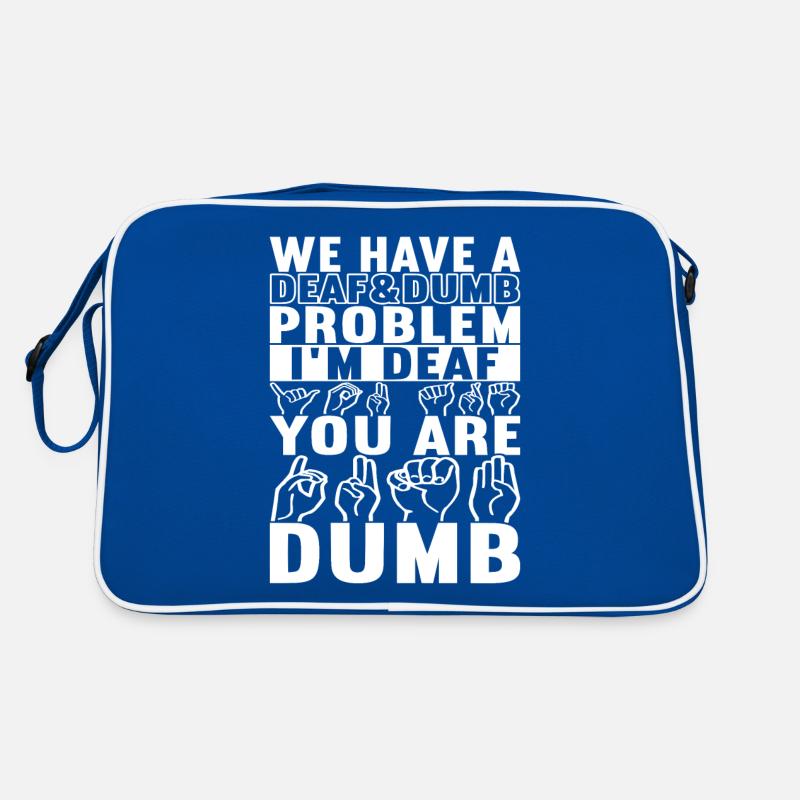 Deaf Deaf-mute Deaf Retro Bag