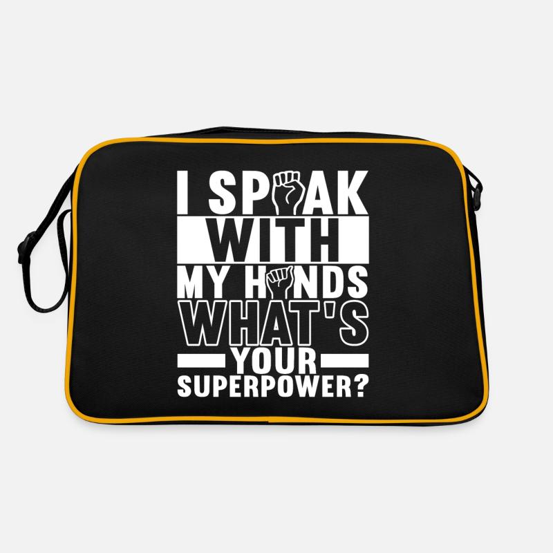 Sourds sourds-muets sourds sourds Sac Retro