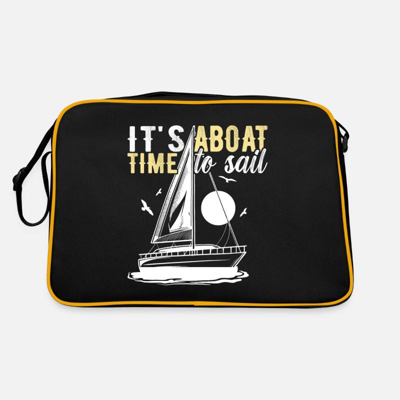 Sailing Sailboat Sailor Retro Bag