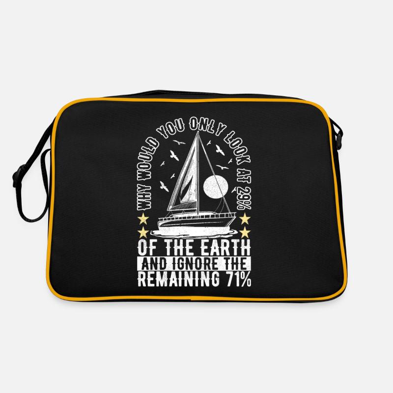 Sailing Sailboat Sailors Retro Bag