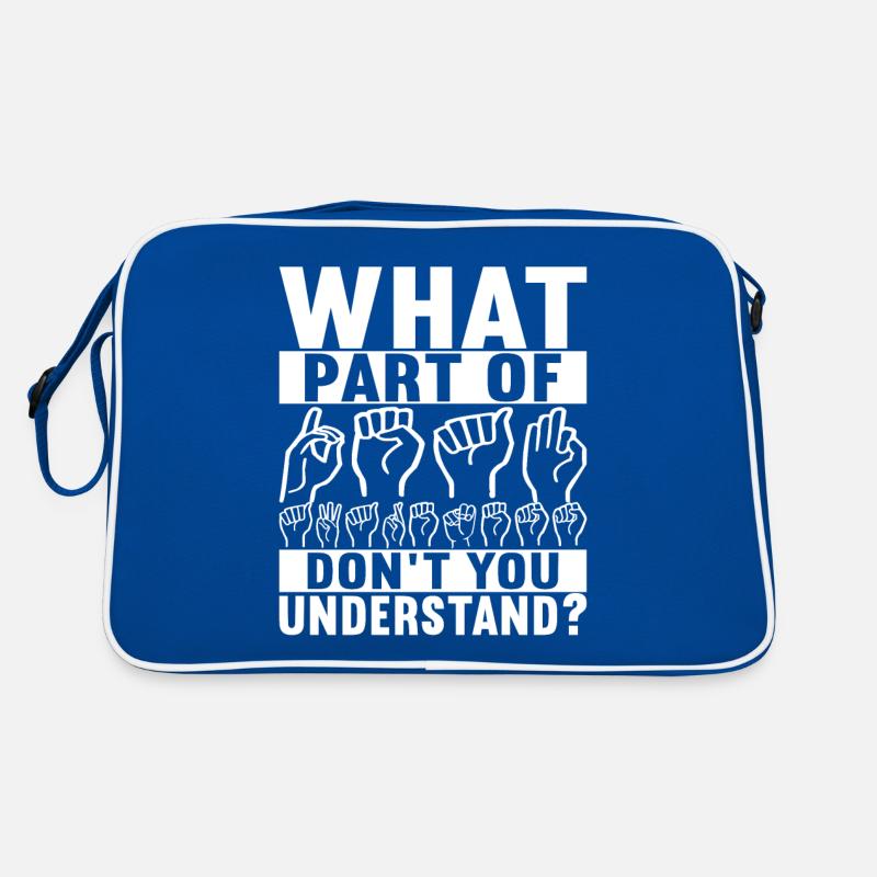 Deaf Deaf-mute Deaf Retro Bag