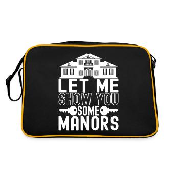 Real estate marker Markler Immobilien - Retro Bag - black/gold - Back