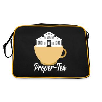 Real estate marker Markler Immobilien - Retro Bag - black/gold - Back