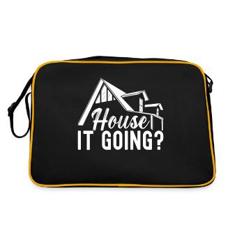Real estate marker Markler Immobilien - Retro Bag - black/gold - Back