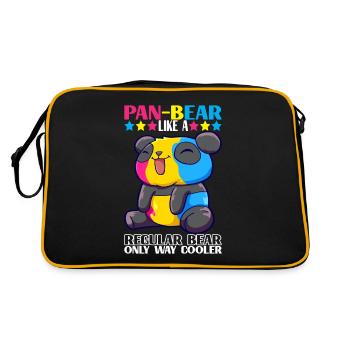 LQBTQ pansexuel - Sac Retro - noir/or - Dos