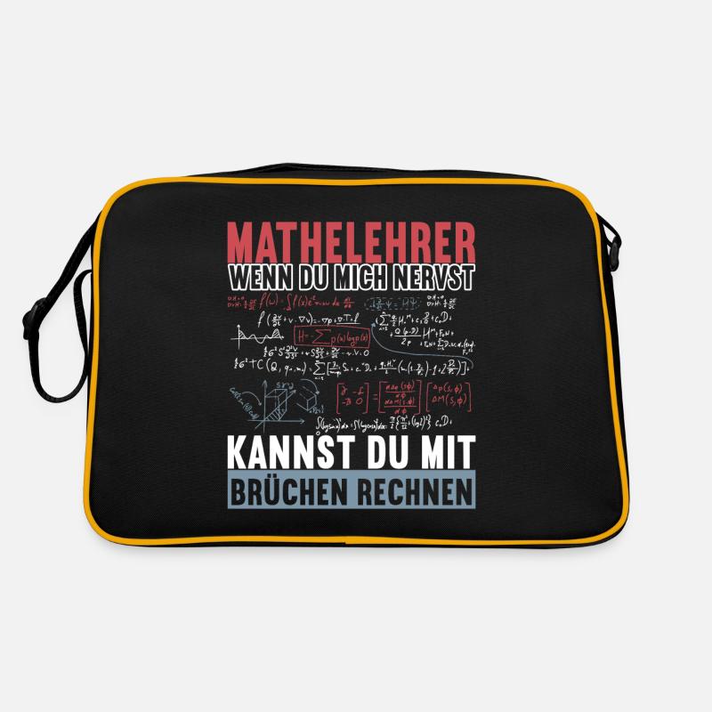 Mathe Mathelehrer Retro Tasche