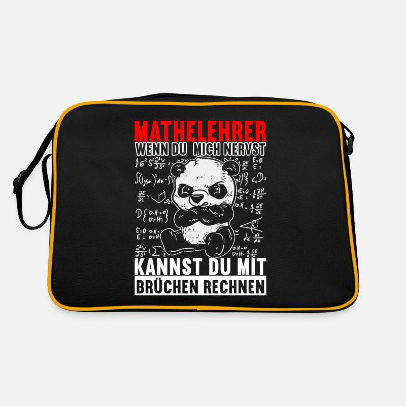 Mathe Mathelehrer Retro Tasche