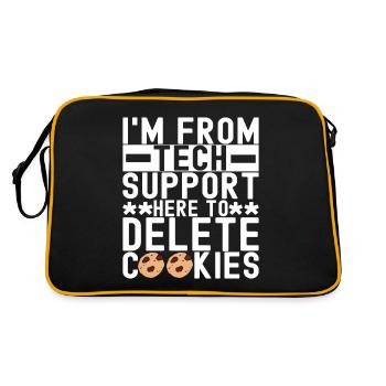 Programmer Cyber Security - Retro Bag - black/gold - Back