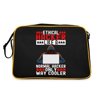 Programmer Cyber Security - Retro Bag - black/gold - Back