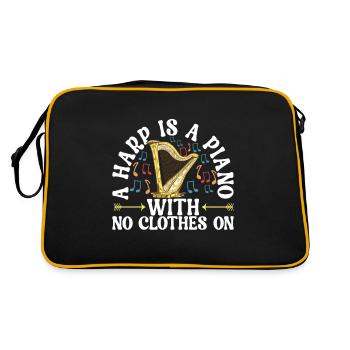 Harp Harp Player - Retro Bag - black/gold - Back