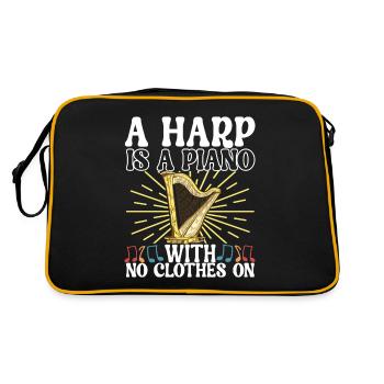 Harp Harp Player - Retro Bag - black/gold - Back