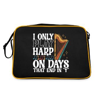 Harp Harp Player - Retro Bag - black/gold - Back