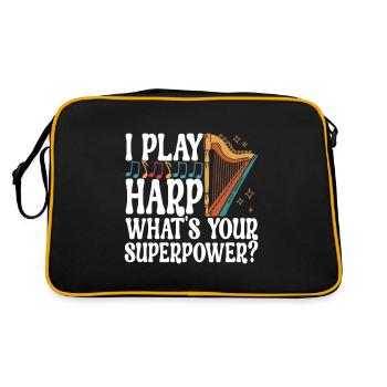 Harp Harp Player - Retro Bag - black/gold - Back