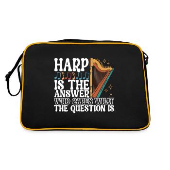Harp Harp Player - Retro Bag - black/gold - Back