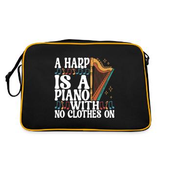 Harp Harp Player - Retro Bag - black/gold - Back
