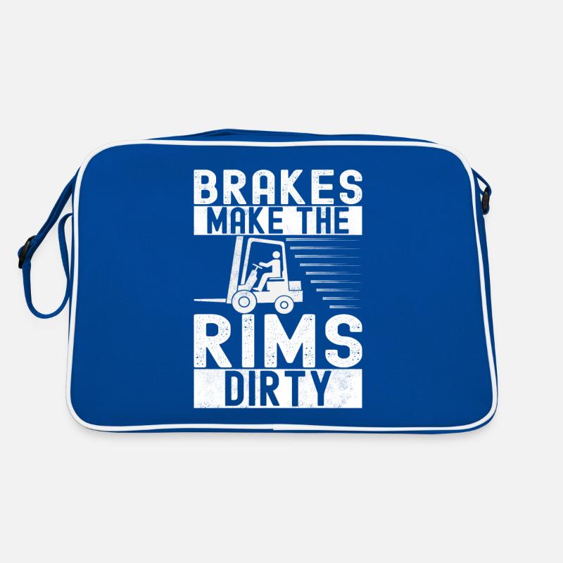 Gabelstapler Gabelstaplerfahrer Retro Tasche