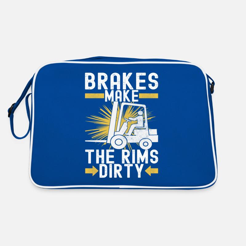 Gabelstapler Gabelstaplerfahrer Retro Tasche