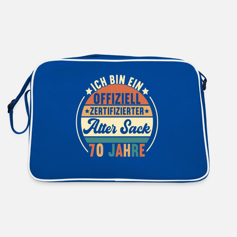 70. Geburtstag 70 Jahre Retro Tasche