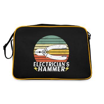Electrician Electronics Technician - Retro Bag - black/gold - Back