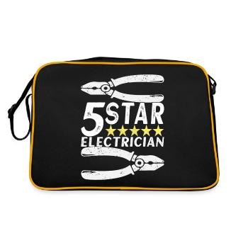 Electrician Electronics Technician - Retro Bag - black/gold - Back
