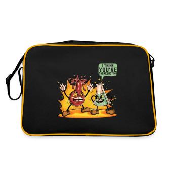 Chemistry Chemist - Retro Bag - black/gold - Back