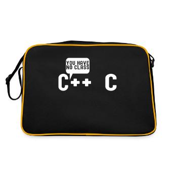 Programmer Computer Scientist - Retro Bag - black/gold - Back