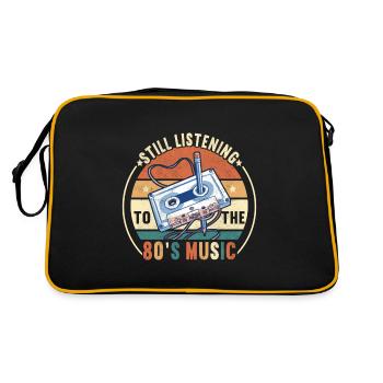 90s 90s 90s Party - Retro Bag - black/gold - Back
