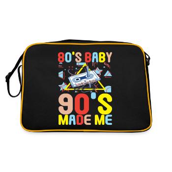 90s 90s 90s Party - Retro Bag - black/gold - Back