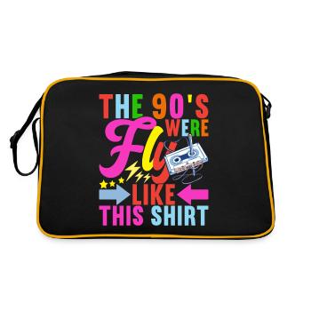 90s 90s 90s Party - Retro Bag - black/gold - Back