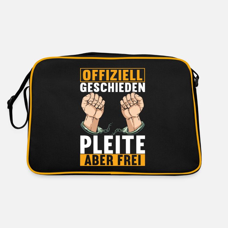 Geschieden Scheidung Retro Tasche
