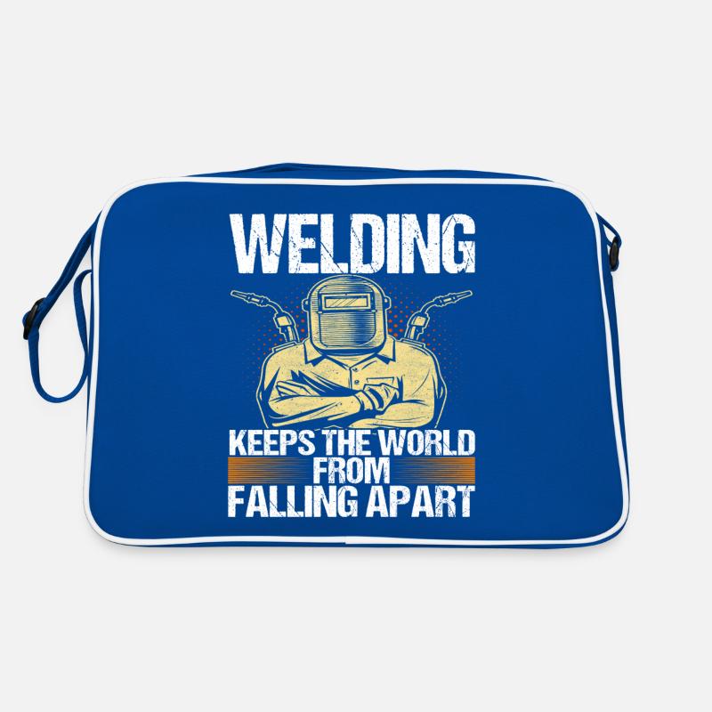 Welder welding Retro Bag