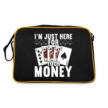 Poker Poker Player Casino - Sac Retro - noir/or - Dos
