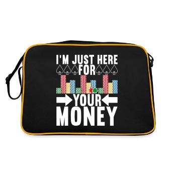 Poker Poker Player Casino - Sac Retro - noir/or - Dos