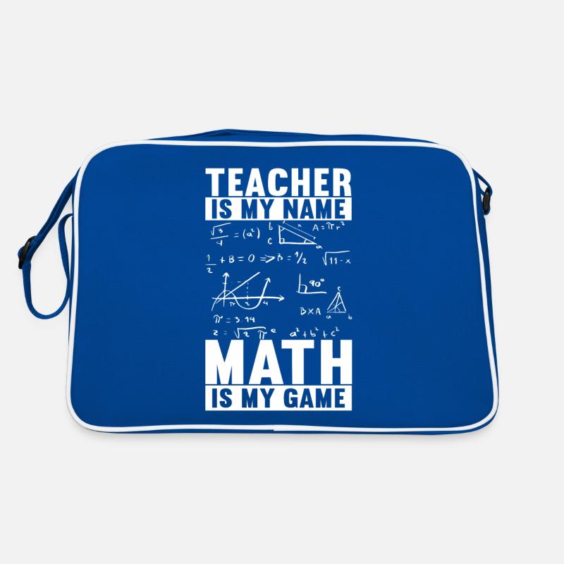 Mathe Mathelehrer Retro Tasche