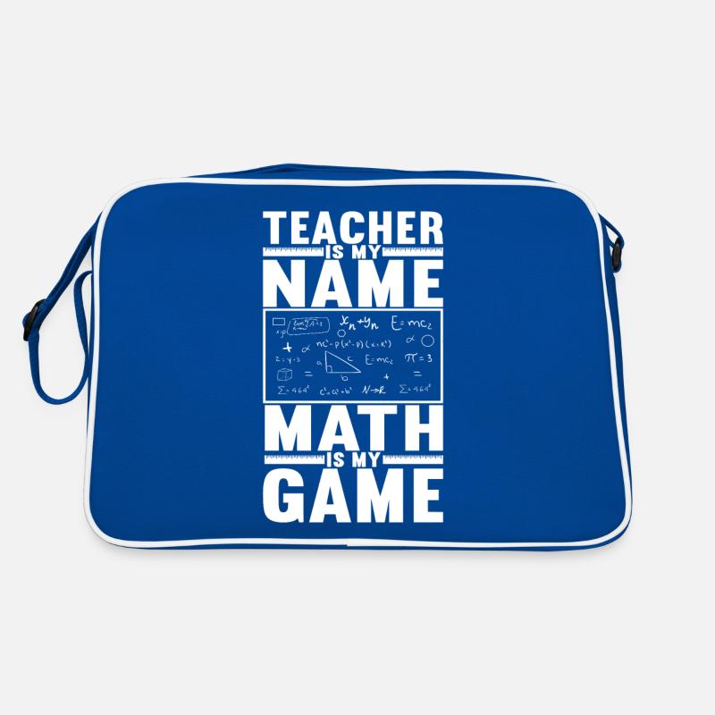 Math Teacher Retro Bag