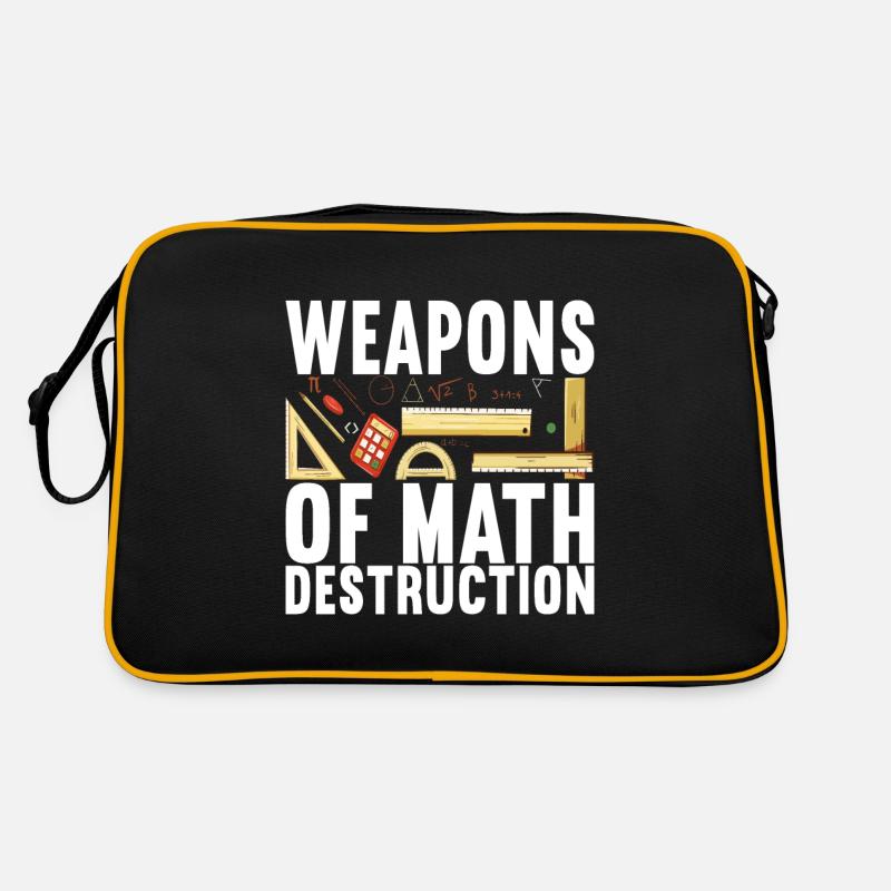 Math Math Teacher Retro Bag