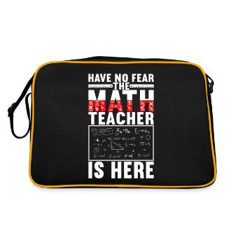 Professeur de mathématiques - Sac Retro - noir/or - Dos