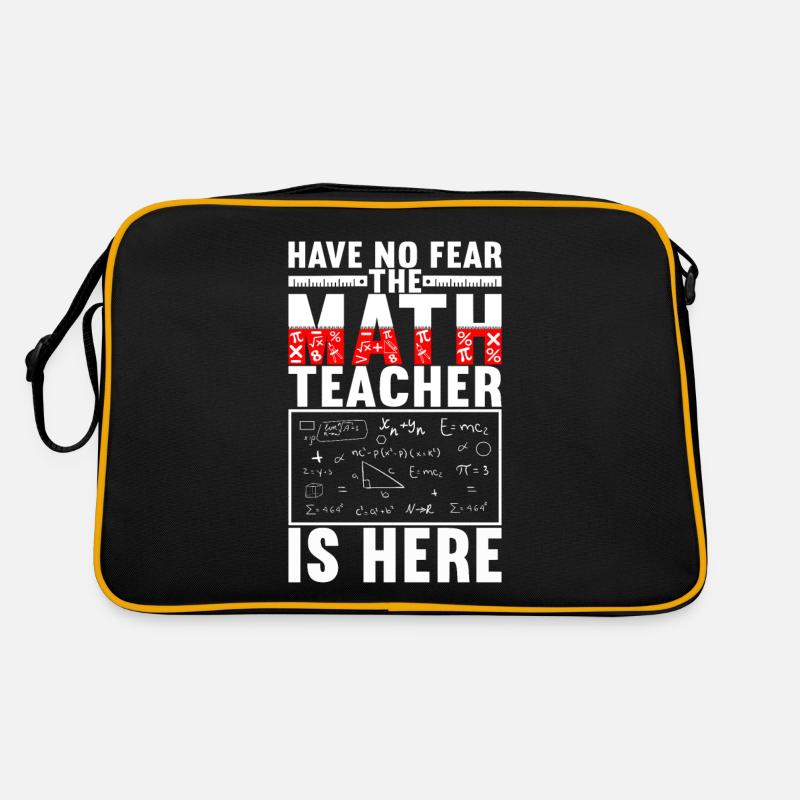 Math Math Teacher Retro Bag