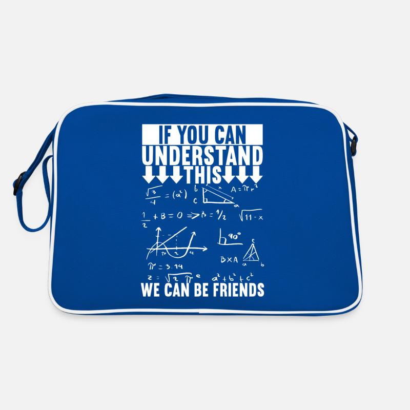 Mathe Mathelehrer Retro Tasche