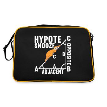 Professeur de mathématiques - Sac Retro - noir/or - Dos