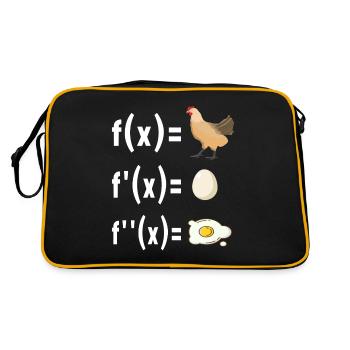 Professeur de mathématiques - Sac Retro - noir/or - Dos