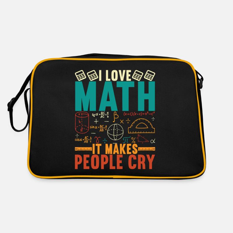 Mathe Mathelehrer Retro Tasche