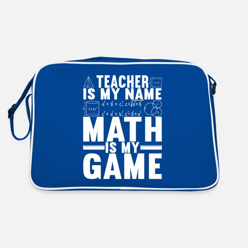 Professeur de mathématiques Sac Retro