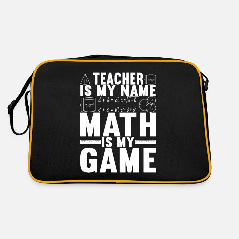 Professeur de mathématiques Sac Retro
